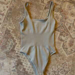 Grey OQQ Tank Bodysuit